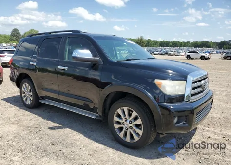 2010 Toyota Sequoia Limited z USA, uszkodzony, nr VIN 5TDJW5G14AS033225
